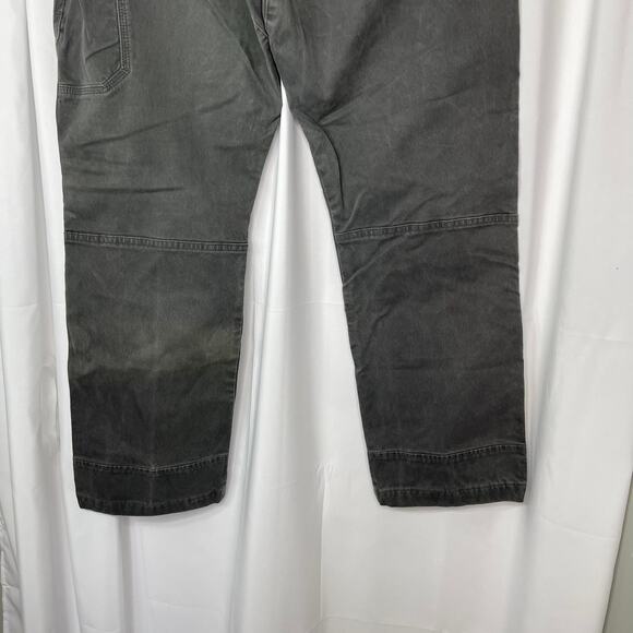 Wrangler work pants men's waist size 38 x 30 gray jeans reinforced knees - Picture 14 of 16